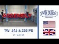 Assembly of the TW 242 PE and TW 236 PE 2-Post-Lift from TWIN BUSCH®