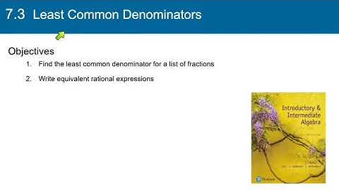 Intermediate Algebra, Section 7.3
