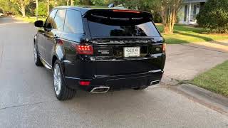 2019 Range Rover Sport Supercharged Dynamic V8 Exhaust Sound (LOUDEST RANGE ROVER EVER)