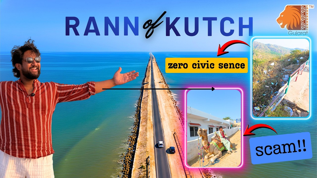 SCAM!! tourist place এর মুখোমুখি হলাম RANN OF KUTCH এ। kalo dungar, gandhinu gam, tentcity