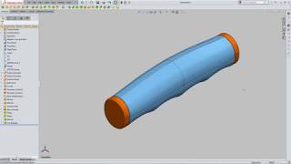 Surfacing with Solidworks - Handle