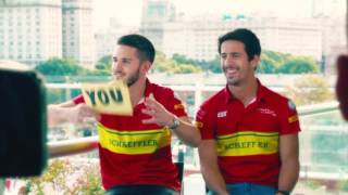 Lucas di Grassi and Daniel Abt sharing their secrets [Schaeffler]