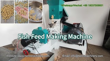 How the Dry Type Floating Fish Pellet Making Machine works #fishfeedmachine #fishfeedmakingmachine