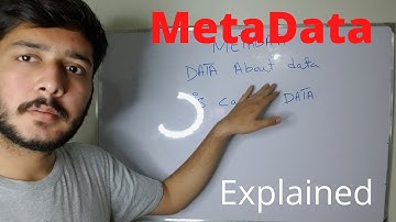 What is Metadata?? | Explained with Example | Urdu/Hindi | Learn with Ibrahim