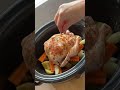 Slow Cooker Whole Roast Chicken with Veggies | Easy Family Dinner Recipe 🍗🥔🥕