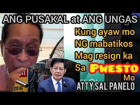 AWAY NI LACSON AT PANELO LALONG LUMALALIM.. SAAD NI PANELO MAGBITIW KA SA PWESTO MO!!