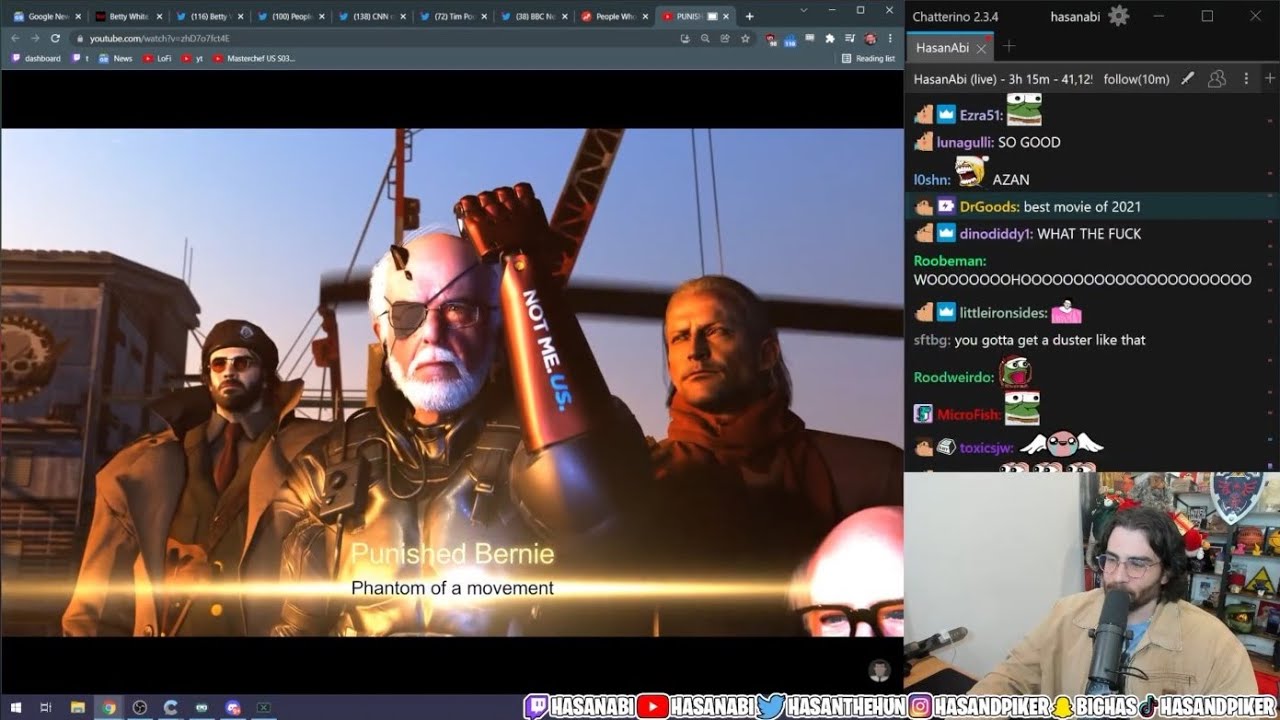 Hasan REACTS to PUNISHED BERNIE | Aamon Animations