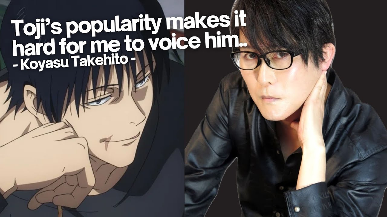 Koyasu Takehito's struggles due to Toji's popularity