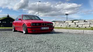 bmw e34 m5 1989 | flush fitment | 3 piece wheels