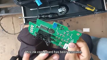 Is there any concise explanation on replacing the ink core board for Videojet 1000 series machines?