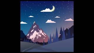 Winter Night illustration / Adobe Illustrator Tutorial (SpeedArt)