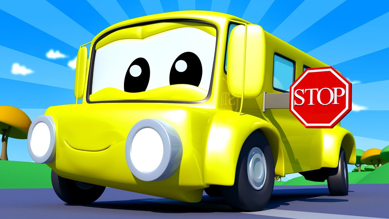 Kids Car Cartoon - The Baby Cars School Trip! - Cartoon For Kids - Car City  ! Trucks Cartoons - YouTube