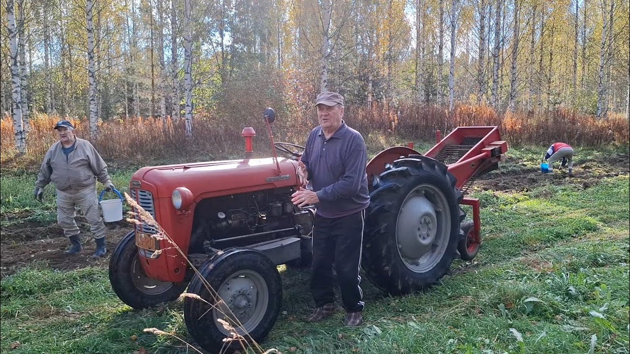 Hyvä päivä perunannostoon