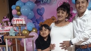 llegó el gran día la revelación de mi bebé Paulina Cañar 😁😁🍼🍼👍👍🙏🙏🙏😻🎂