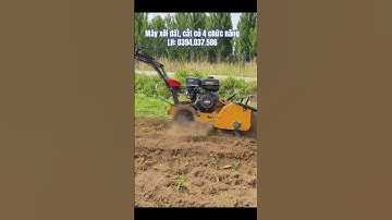 Máy xới đất, cắt cỏ trục băm 4 chức năng động cơ xăng/dầu. #thietbi365 #mayxoidat #maycatco