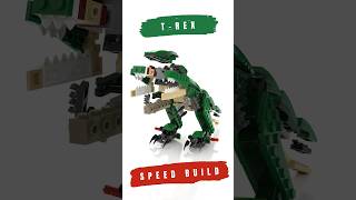 Lego T-Rex Speed Build Birds Eye View