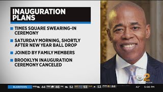 Mayor-Elect Eric Adams To Be Sworn In After Times Square New Year's Eve Ball Drop