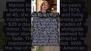 From $35 a Day to 50M Fans Marion Ross’ Rise to TV Icon 🎬#hollywood #history #celebrity