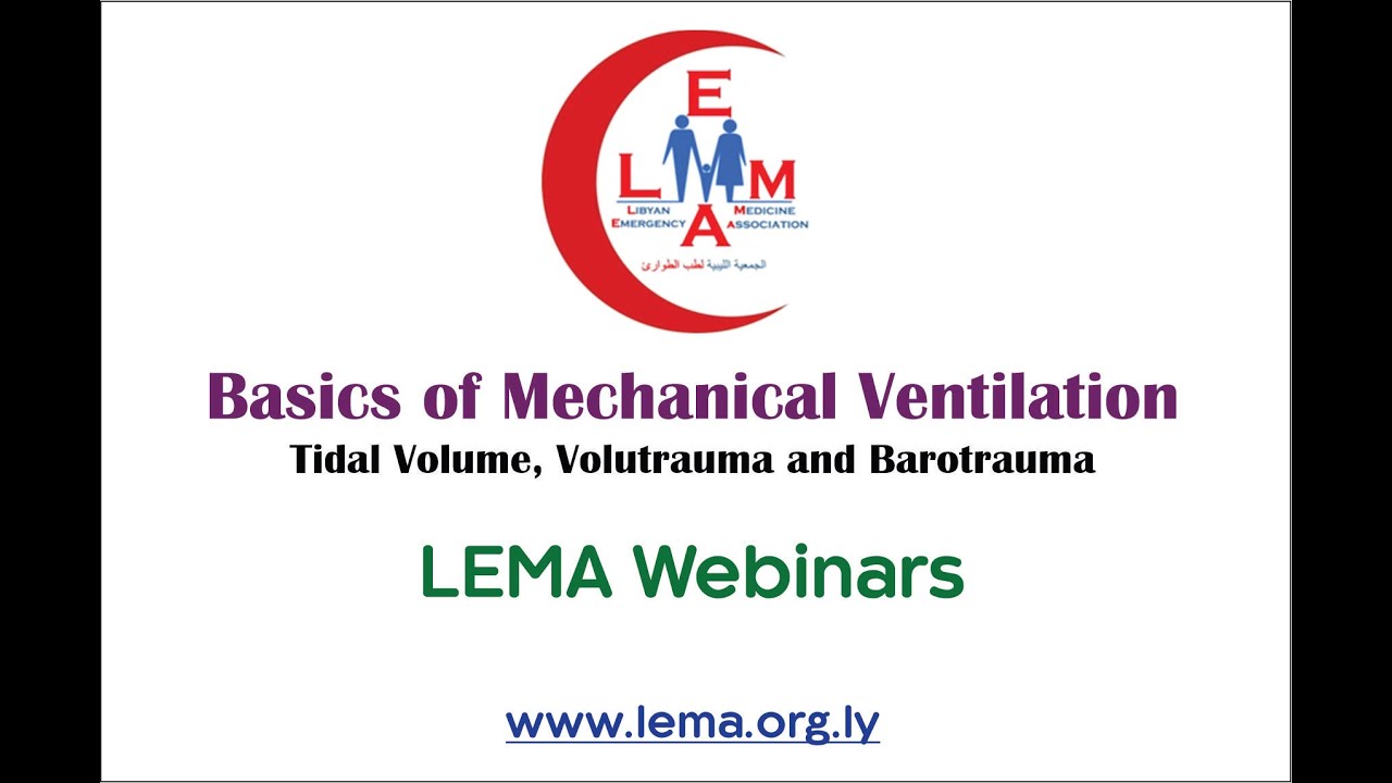 LEMA Tidal Volume Barotrauma Volutrauma YouTube