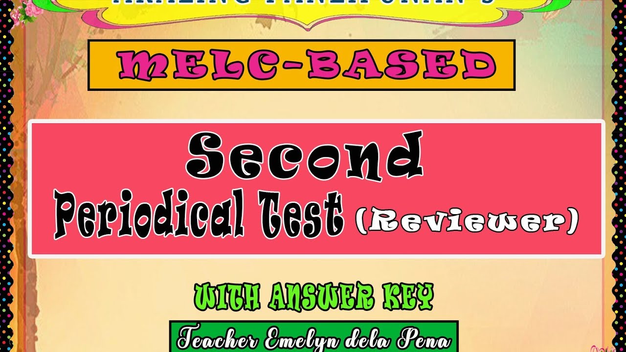 ARALING PANLIPUNAN 3 - IKALAWANG MARKAHANG PAGSUSULIT (REVIEWER) #trending #exam #reviewers #grade3