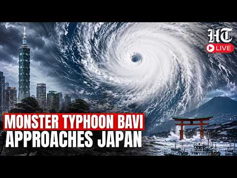 LIVE | Japan On High Alert! Typhoon Bavi Approaches Japan’s Southwestern Islands