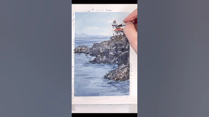 My Favorite Watercolor Hack for painting  rocks!!🪨New #everydaywatercolor