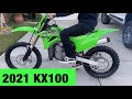 Kawasaki kx100 2021 - Start Up