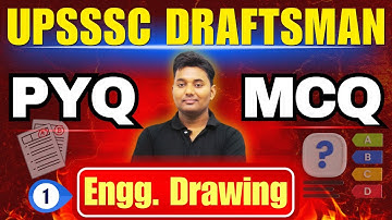 UPSSSC Draftsman Previous Year Paper-1 Part-1 | Top Questions Explained by Mankesh Sir 🔥