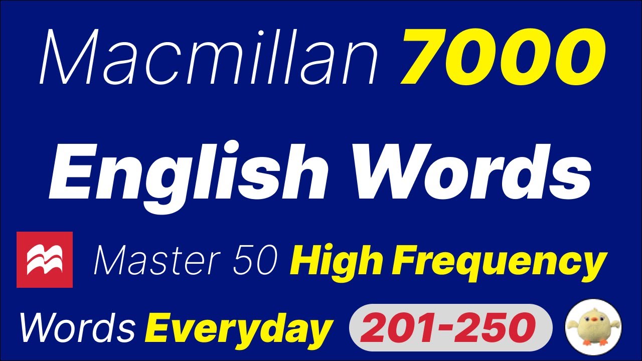 Master 50 English words everyday | Daily life 7000 High Frequency ...