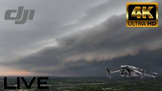LIVE Severe Weather Entering Eastern Iowa RADAR SCANNER CHASER Drone Views Possible Tornado Risk