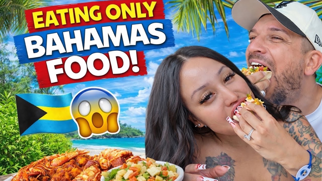 Мы ели ТОЛЬКО багамскую еду 24 часа 😳🇧🇸
