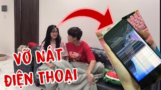 [Vlog] Troll Đập Nát Màn Hình Iphone 12 Pro Max Xem Phản Ứng Của Gao Bạc Và Cái Kết screenshot 1