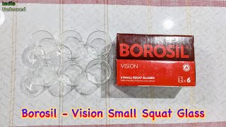 Borosil - Vision Small Squat Glass, 205 Ml   20 Ml#indiaunboxed