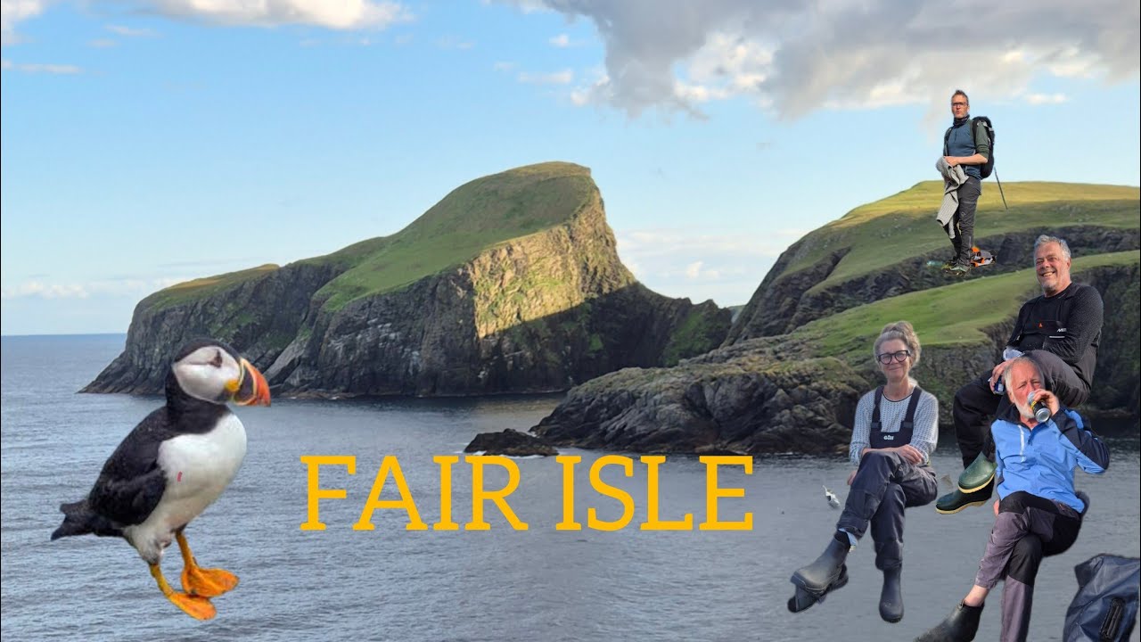 ⁣FAIR ISLE. Sailing from Orkney to Fair Isle. Tidalrips.