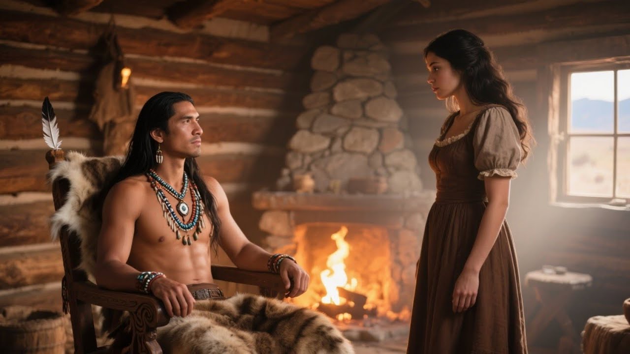 “The Wealthy Apache Pretended to Sleep — Until the Maid’s Touch Stirred His Soul.”