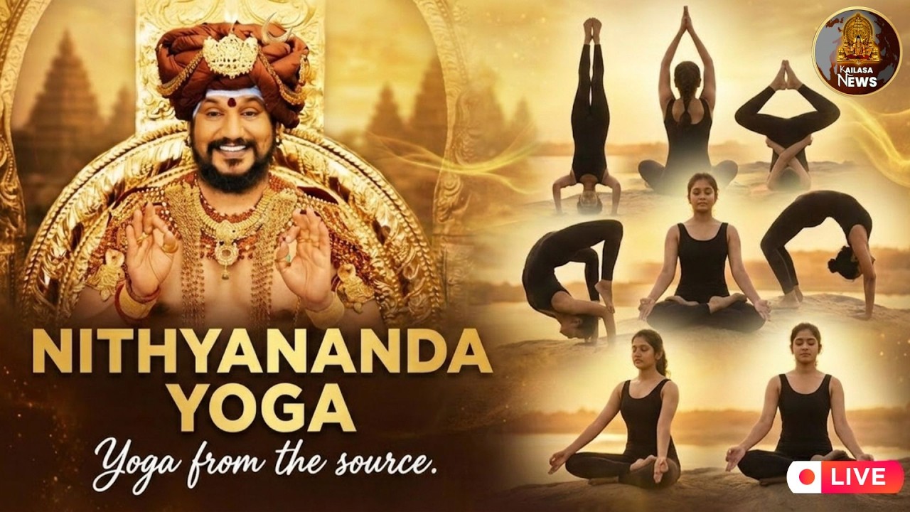 LIVE Nithyananda Yoga from Paramashiva Sena program