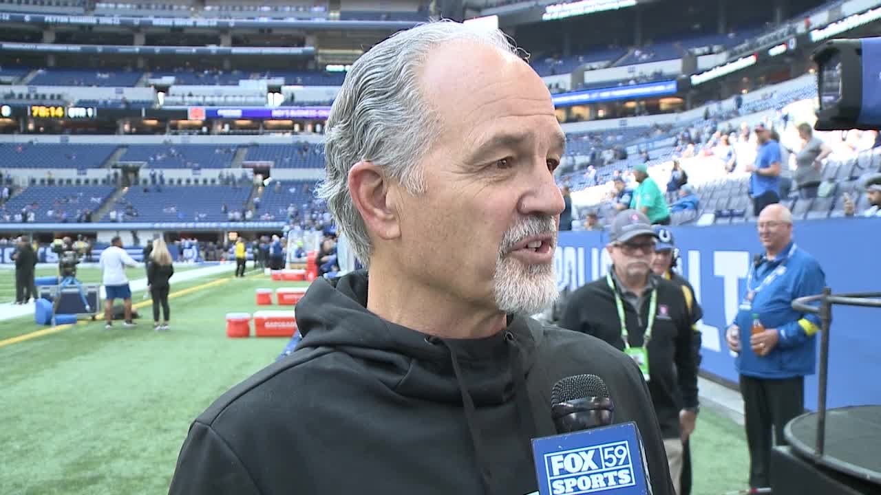Pagano at Colts Game YouTube
