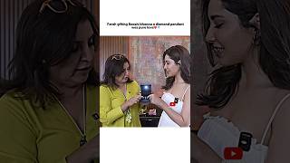 Farah gifting Raashi a diamond gift ❤️#farahkhan #bollywood