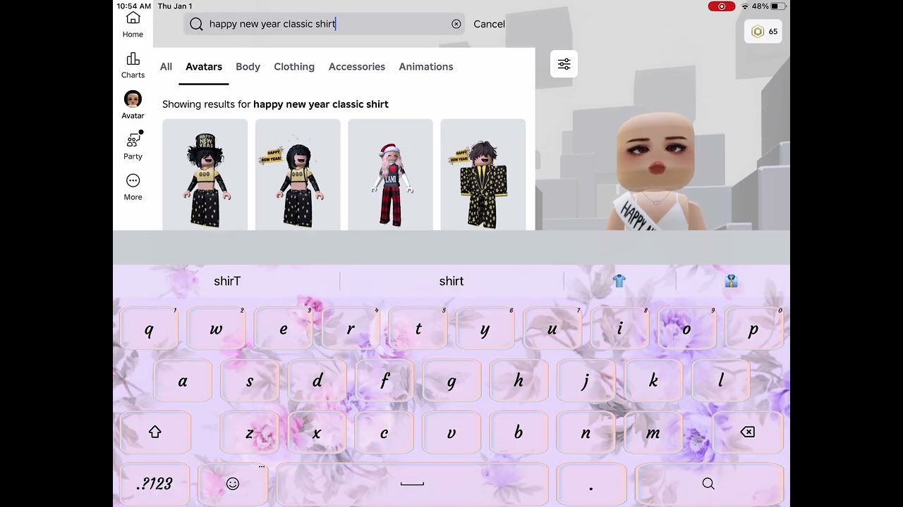 Make a new year avatar with me!