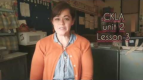 CKLA Unit 2 Lesson 3