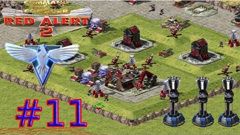 Red Alert 2: Allied Campaign Mission 11 - Fallout | Hard | The weakest tactics!