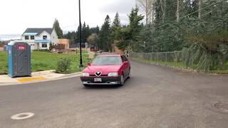 Alfa Romeo 164S acceleration sans muffler