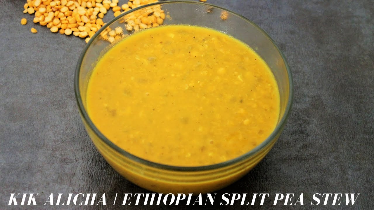 Kik Alicha Ethiopian Split Pea Stew YouTube
