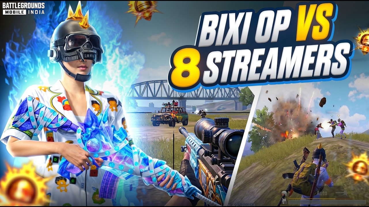 BIXI OP Clutched 1v4 Against 8 Streamers & They Reported on LIVE! 😱