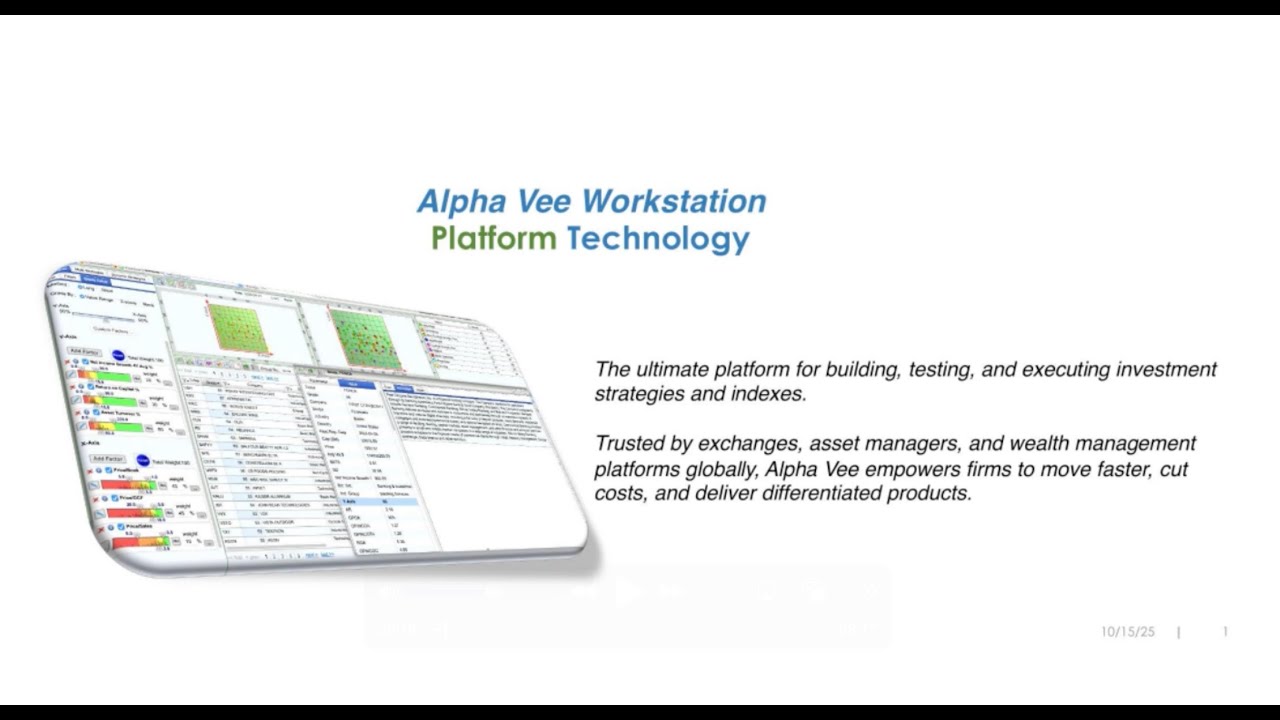 Alpha Vee Workstation Platform Technology - YouTube