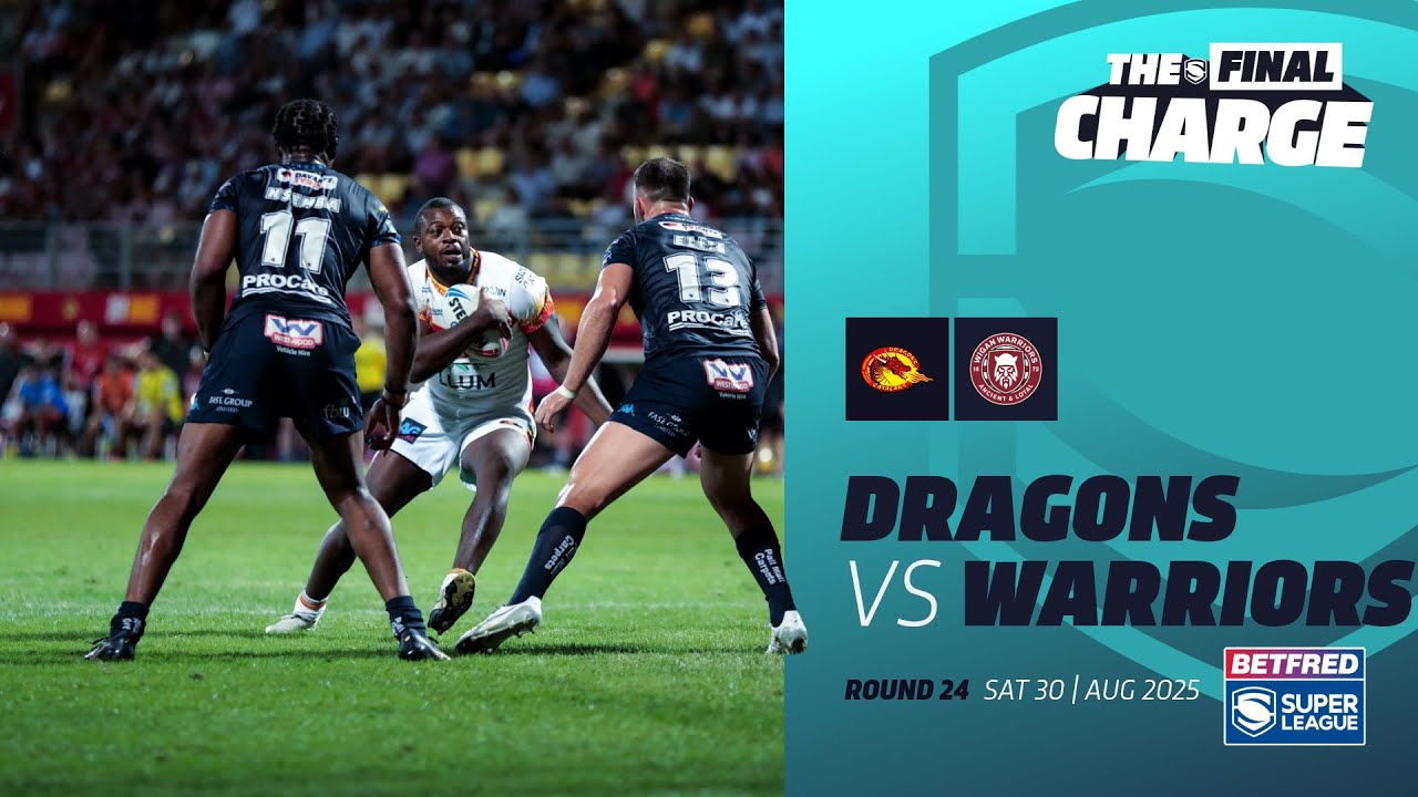 Highlights | Catalans Dragons vs Wigan Warriors | 2025 Betfred Super League, Round 24