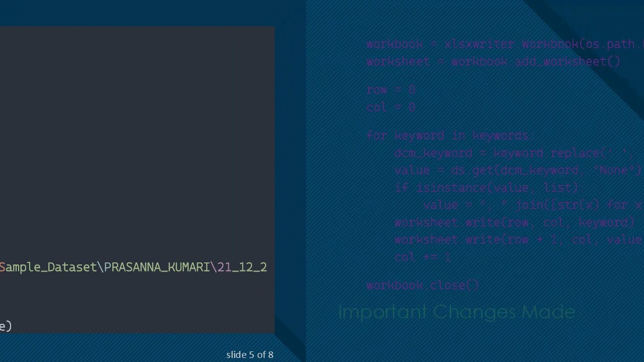 Resolving DICOM Tag Conversion Errors to Excel in Python