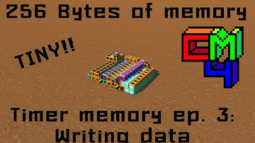 Writing to timer memory [Scrap Mechanic timer memory ep. 3]