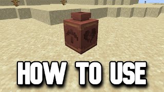 How to Use Pottery Sherds in Minecraft 1.20 (Quick Tutorial)