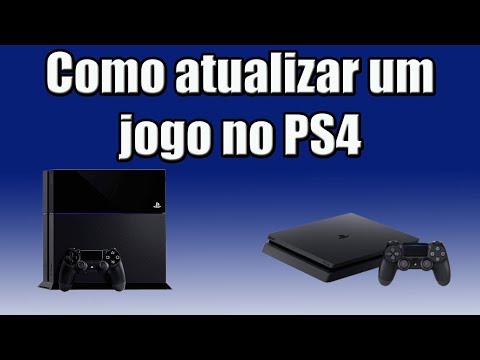 Como atualizar um jogo no PS4
